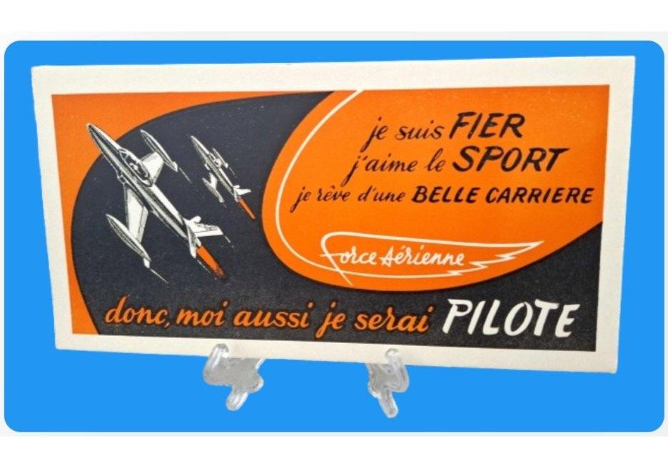 Armée de l’air ✈️ 2 buvards publicitaires anciens ~ 1952, Enlèvement ou Envoi, Armée de l'air, Photo ou Poster