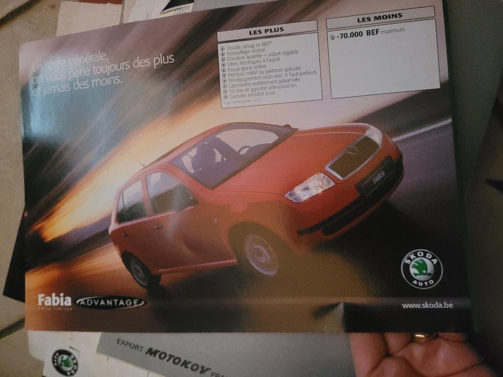 Brochure Škoda Fabia Advantage 2000 (Ancienne Concession), Livres, Autos | Brochures & Magazines, Enlèvement, Comme neuf
