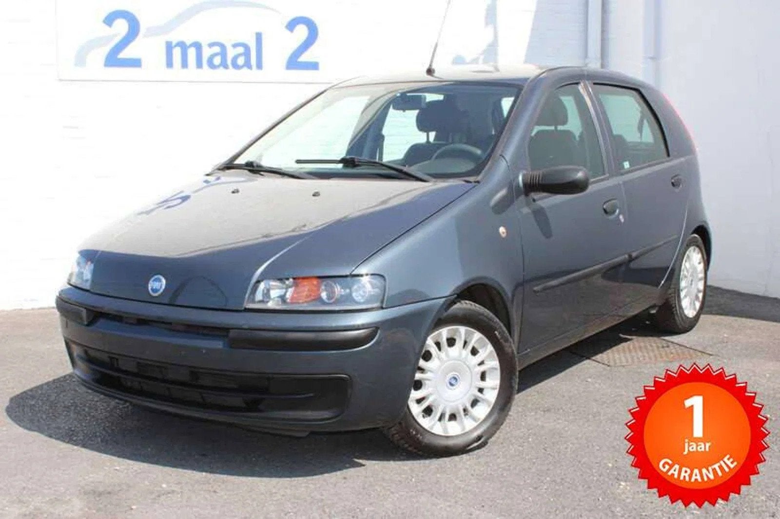 Fiat Punto 1.2i 8v Airco/5Deurs inclusief 1 JAAR garantie!, Auto's, Gebruikt, 4 cilinders, Leder, Bedrijf