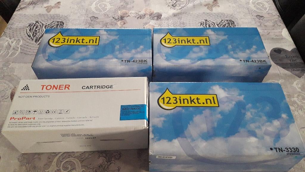 NIEUWE Laser Toner Cartridges voor Brother TN-423C & TN-3330, Computers en Software, Ophalen, Nieuw, Toner, Brother 123 inkt