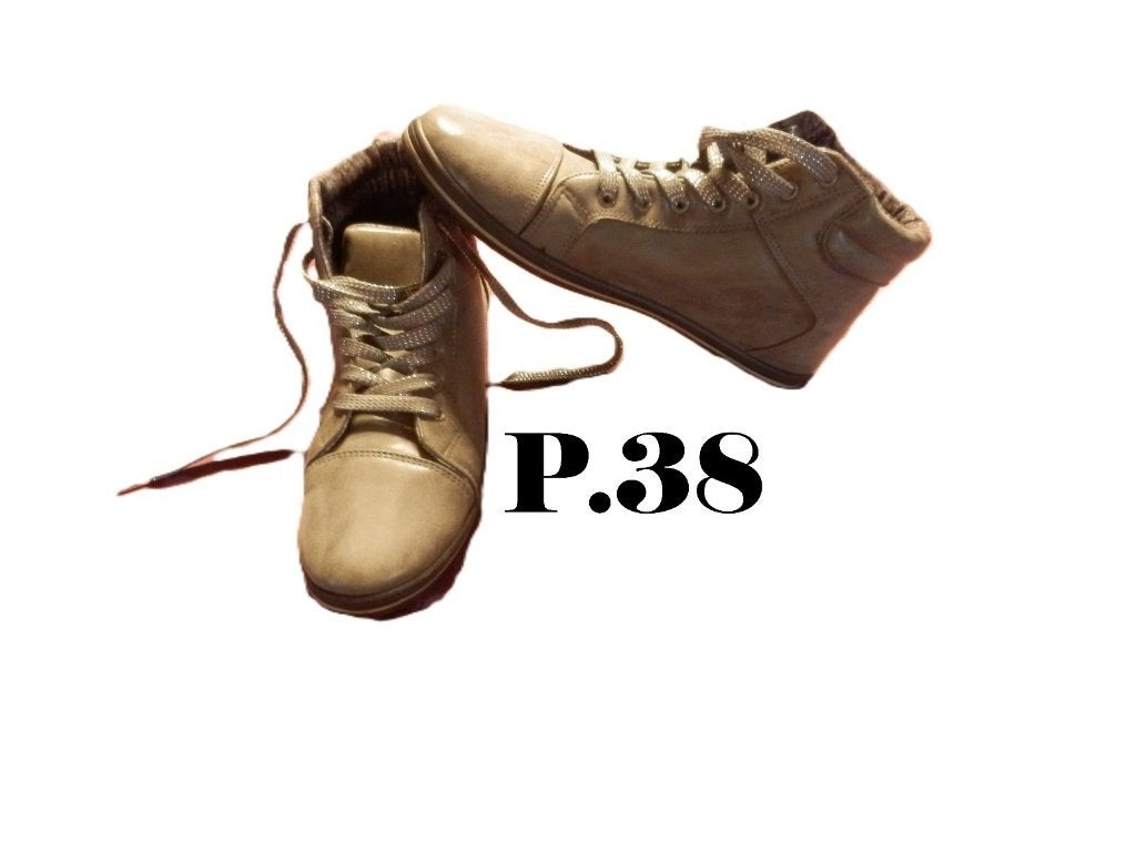 (16) - baskets femme p.38 grises - merry scott -, Gris, Enlèvement ou Envoi, Sneakers et Baskets, Comme neuf