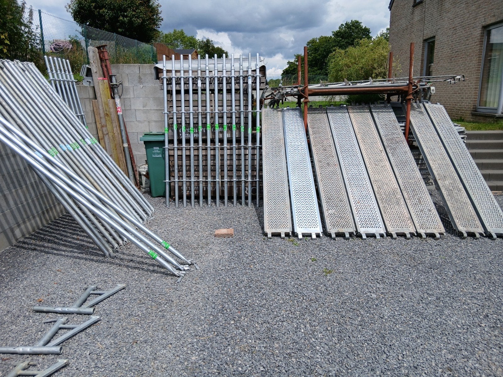 Échafaudage LAYHER multidirectionnels à rosaces galvanisé., Doe-het-zelf en Bouw, Bouwliften