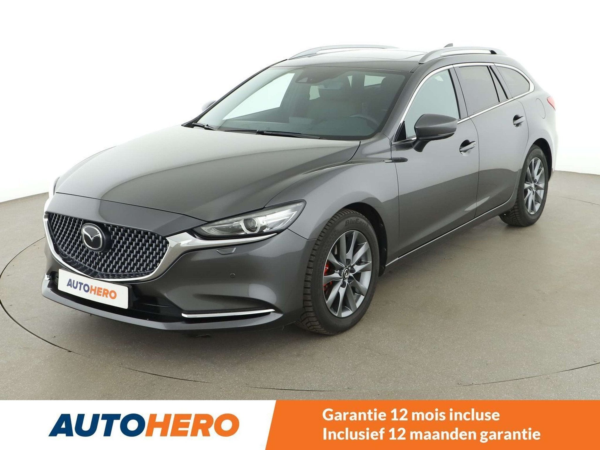 Mazda 6 2.5 Exclusive-Line (bj 2019, automaat), Auto's, Mazda, Leder, 5 deurs, 172 g/km, Adaptive Cruise Control