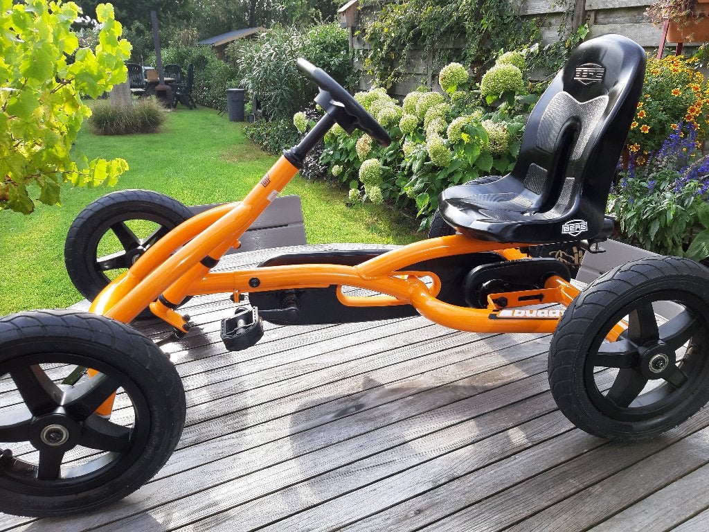 Skelter - gocart Berg Buddy - nieuwstaat, Kinderen en Baby's, Ophalen, Zo goed als nieuw, Berg, Vrijloopautomaat