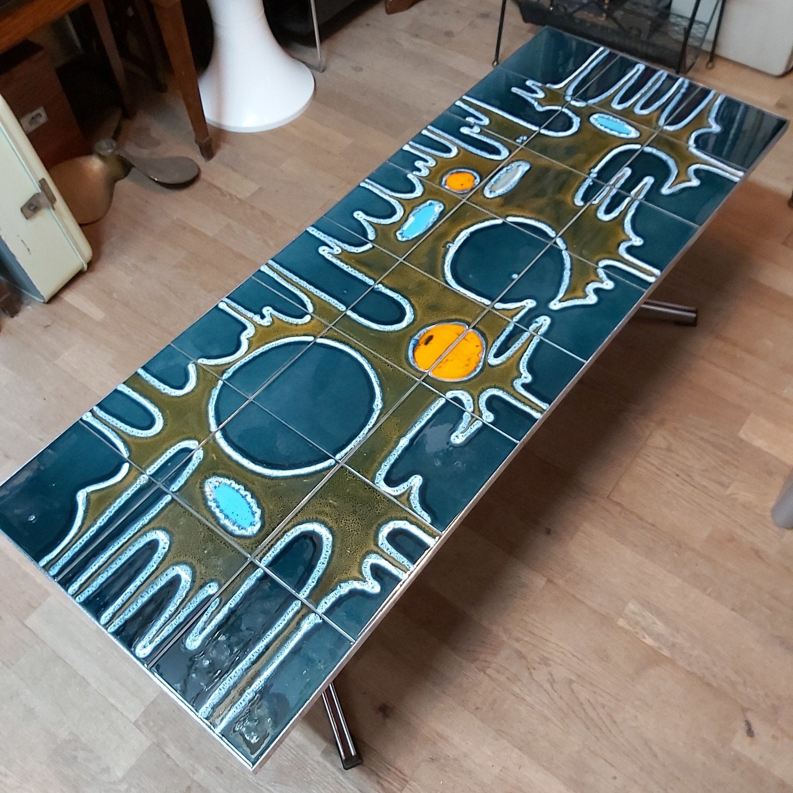 Belarti salontafel 46 x 120 cm Hoogte 42 cm, Antiek en Kunst, Ophalen