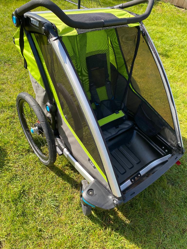 Thule fietskar Chariot, Fietsen en Brommers, Ophalen, Gebruikt, Opvouwbaar, 20 tot 40 kg