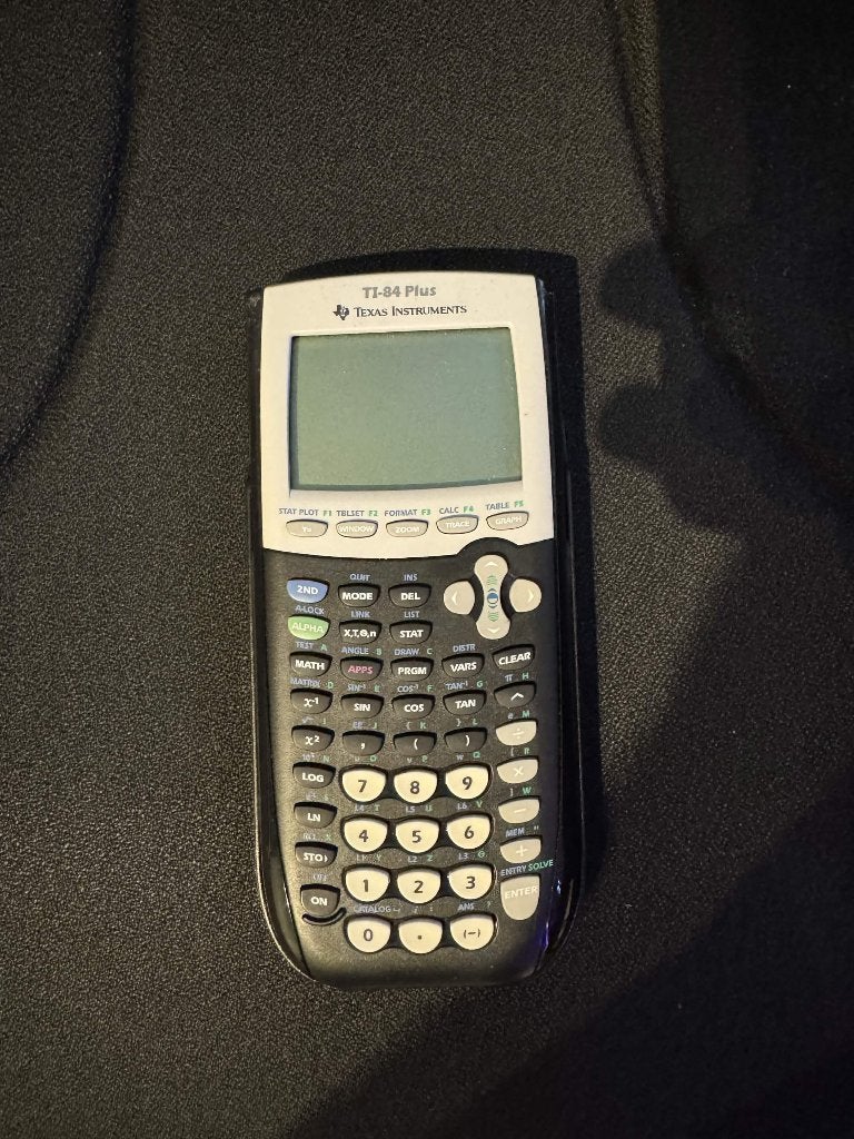 Texas Instruments TI-84 Plus, Ophalen, Grafische rekenmachine, Gebruikt