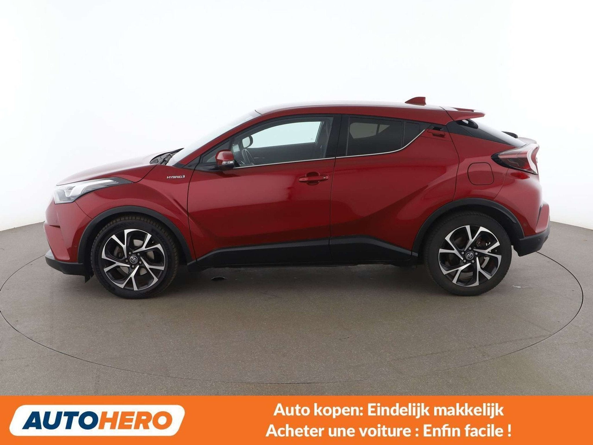 Toyota C-HR 1.8 Hybrid Style (bj 2019, automaat), Auto's, Toyota, Gebruikt, 5 zetels, 5 deurs, Hybride Elektrisch/Benzine