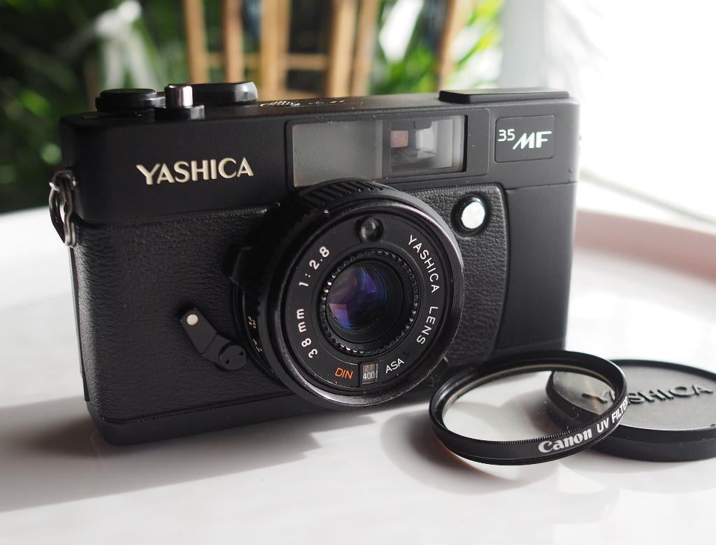 Yashica 35 MF, Ophalen of Verzenden, Gebruikt, Compact
