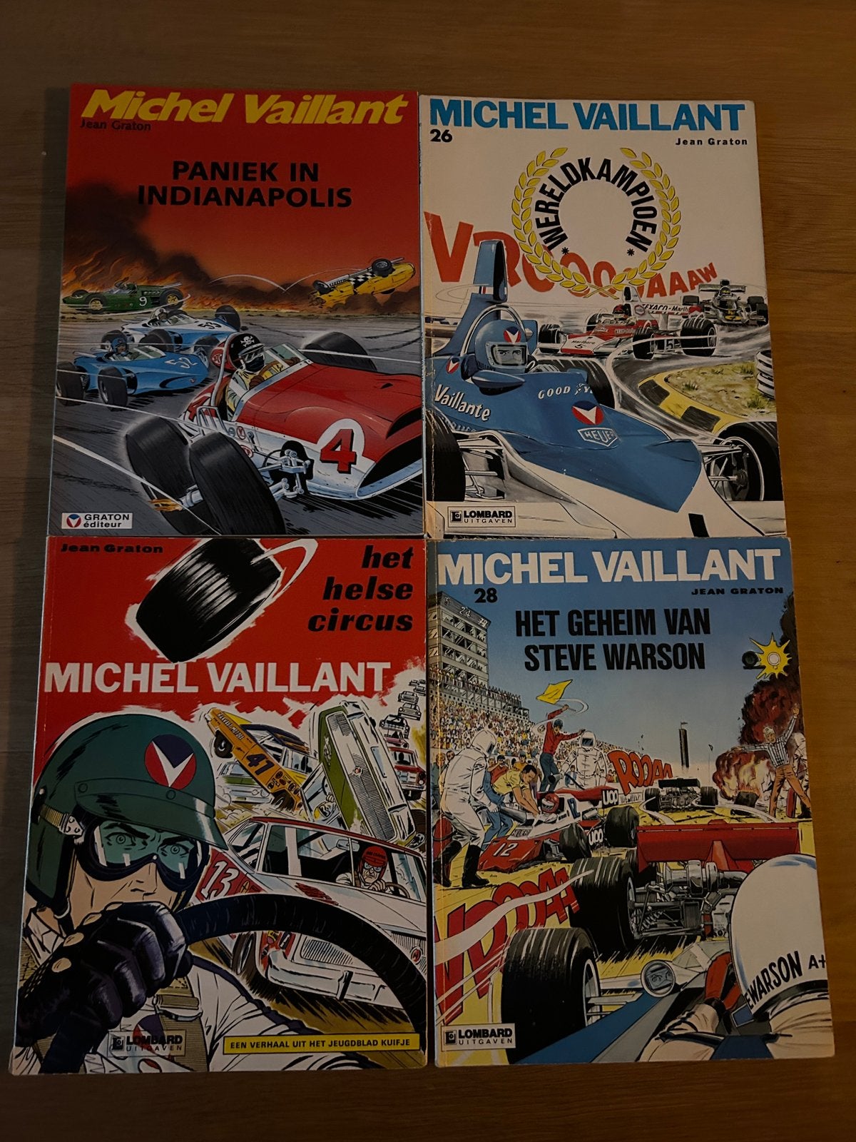 4 albums Michel Vaillant  - zie omschrijving, Enlèvement ou Envoi, Comme neuf