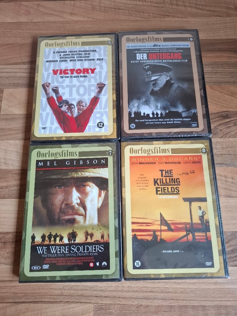 Oorlogfilms 4dvd's, Ophalen