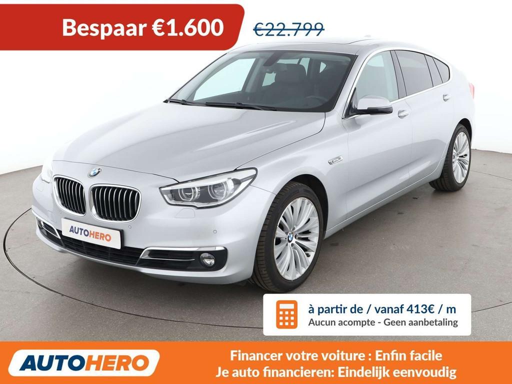 BMW 5 Serie 520 520d GT (bj 2017, automaat), Auto's, Achterwielaandrijving, Lichtsensor, 5 deurs, Zilver of Grijs