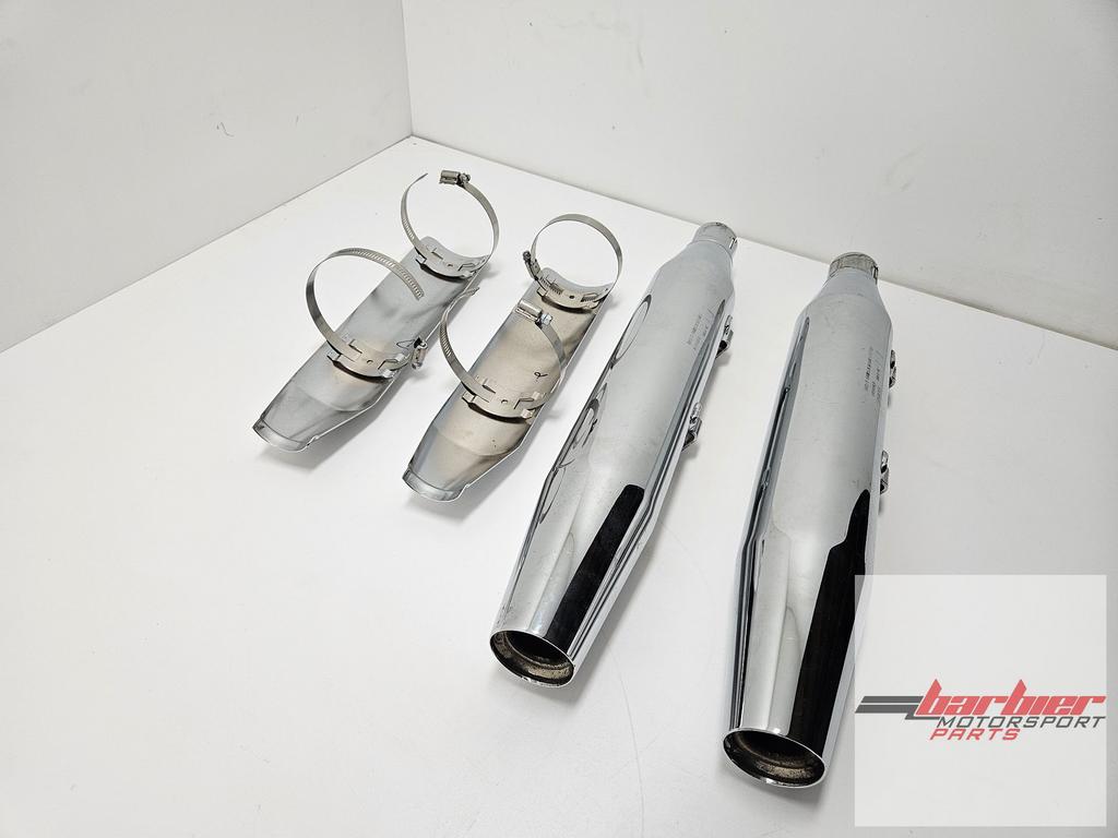 Harley davidson Sportster 14-17 Chromen set Eind dempers 649, Motoren, Gebruikt, -, -, Ophalen of Verzenden