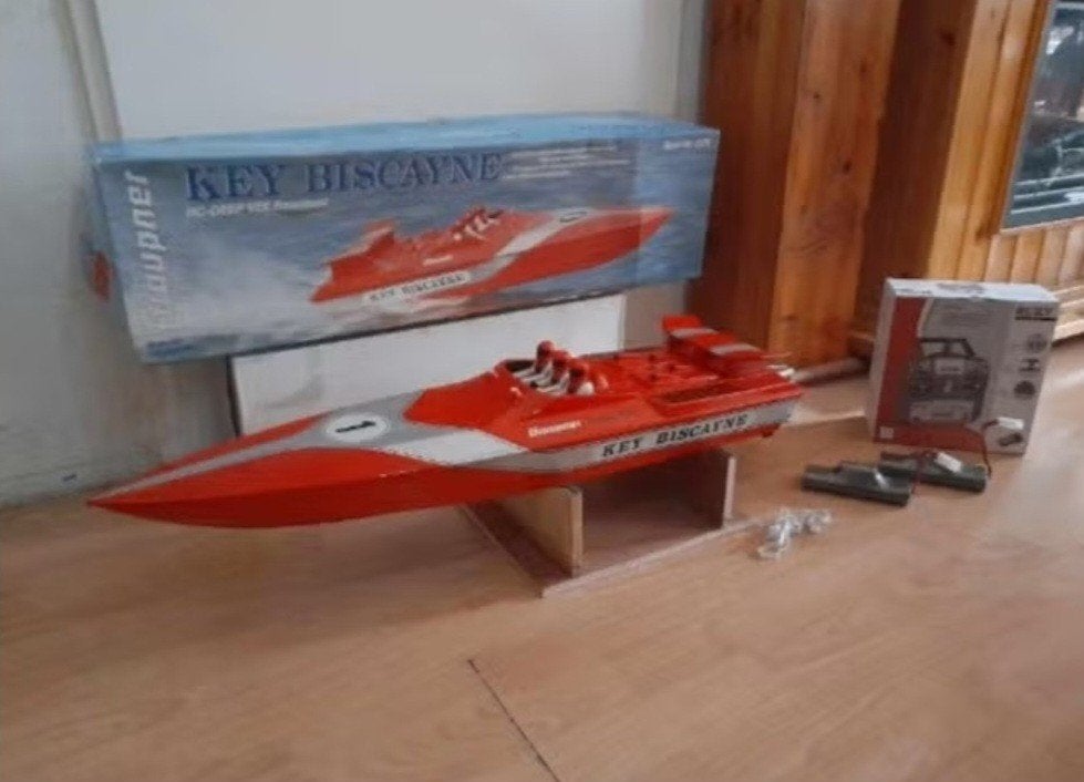 RC Graupner Key biscayne inc extra s, Ophalen, Zo goed als nieuw, Groter dan 1:32, Overige merken