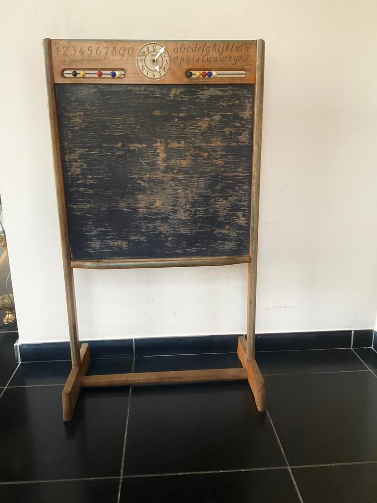 Torck vintage krijtbord/ schoolbord, Antiek en Kunst, Ophalen
