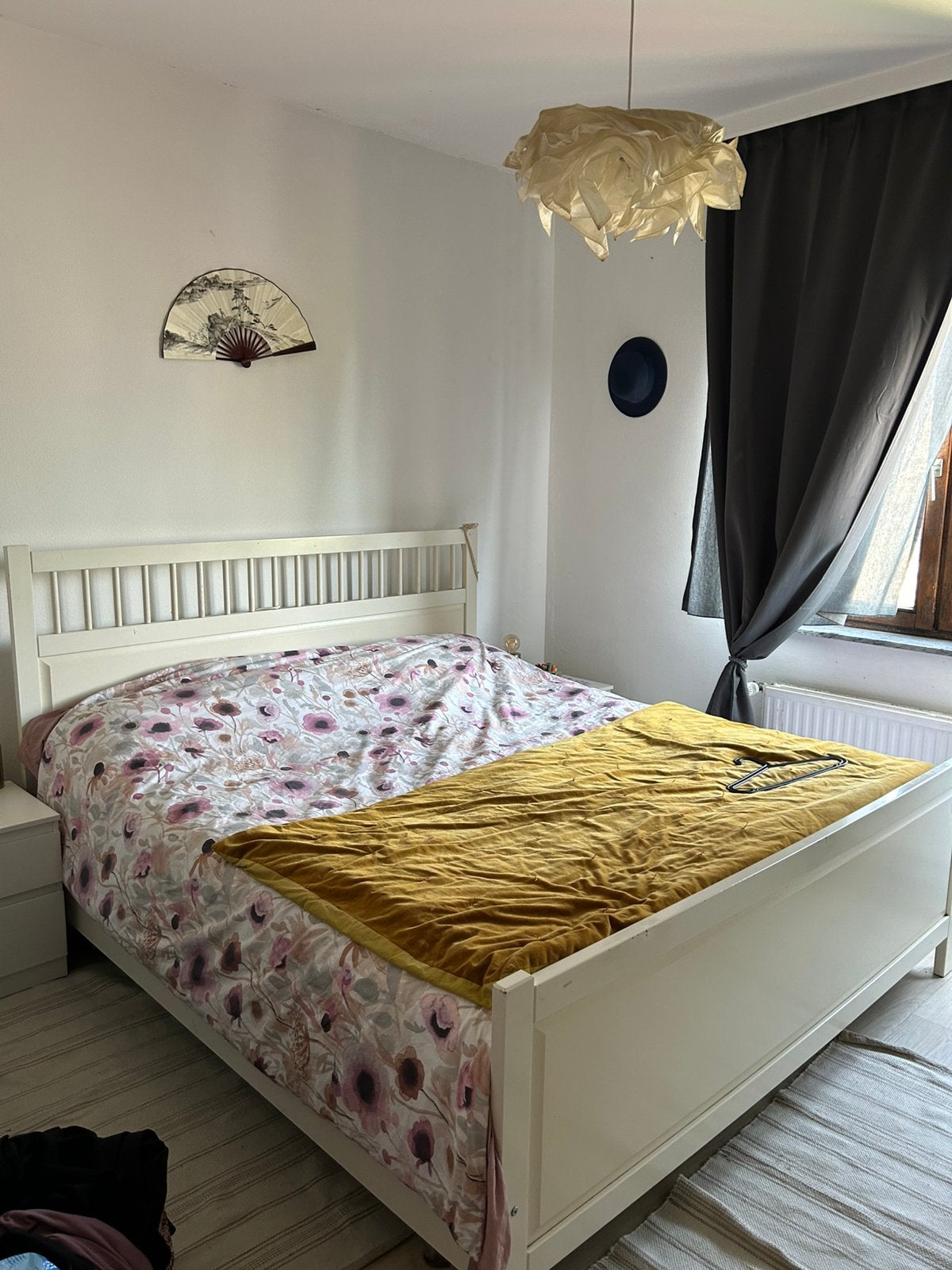 Lit double 1m80 x 2m10, Queen size, Enlèvement, Utilisé, 180 cm