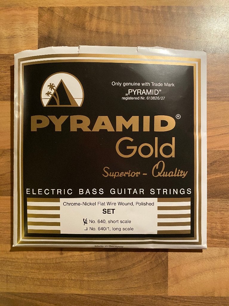 Cordes pour basse Pyramid Gold short scale, Musique & Instruments, Enlèvement ou Envoi, Neuf, Électrique