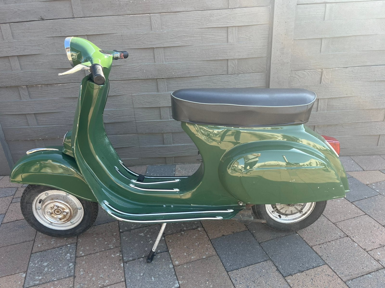 Vespa 50L oldtimer v5a1t B klasse belgische papieren, Fietsen en Brommers, Brommers | Vespa, Ophalen, Gebruikt, 49 cc, Klasse B (45 km/u)