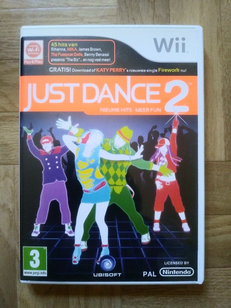 Just Dance 2 dans spel voor Wii of Wii U, Games en Spelcomputers, Games | Nintendo Wii, Zo goed als nieuw, Muziek, 3 spelers of meer