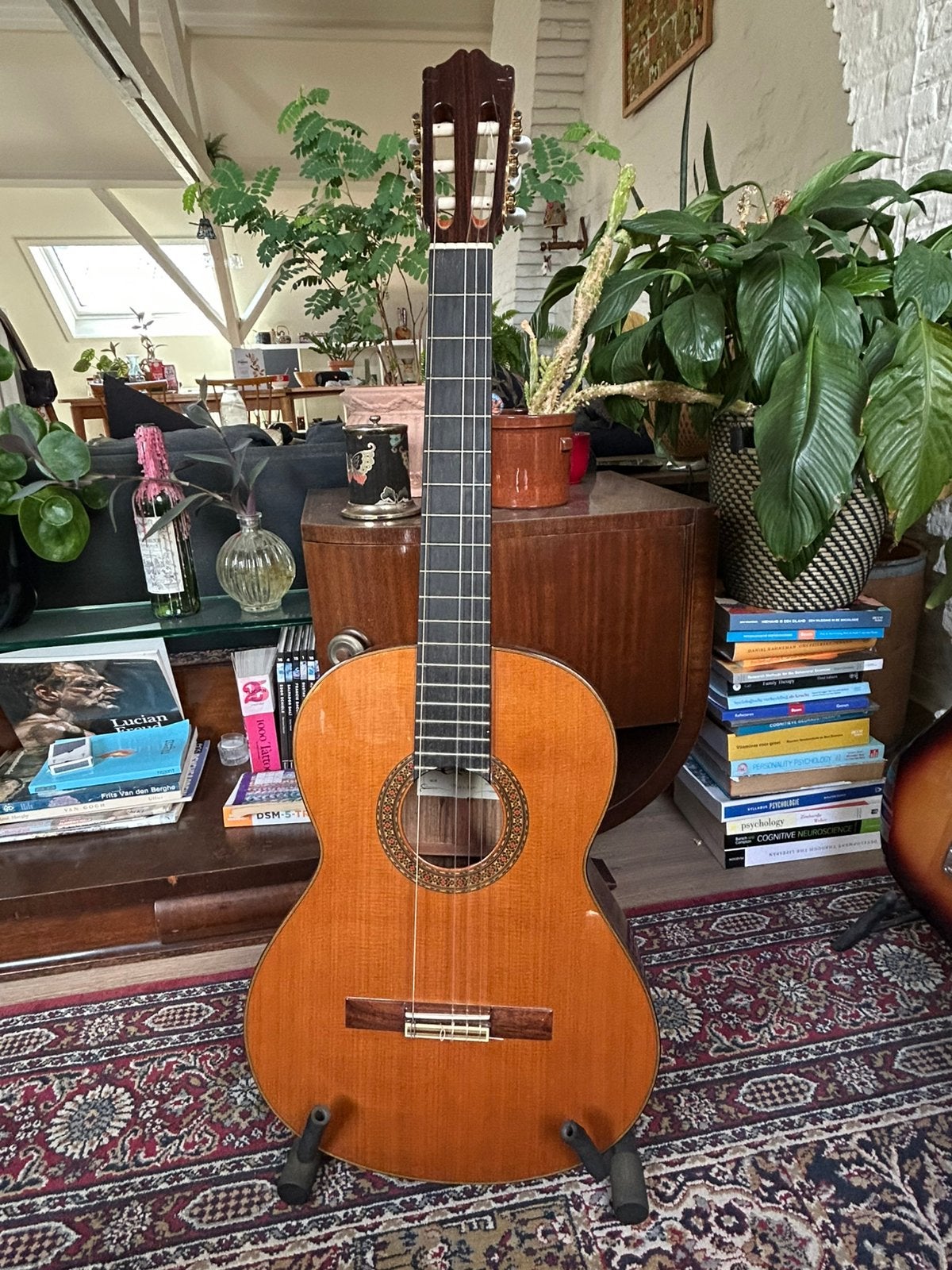 Klassieke gitaar cuanca 60R met stagg hardcase, Ophalen, Zo goed als nieuw, Klassieke of Spaanse gitaar, Met koffer