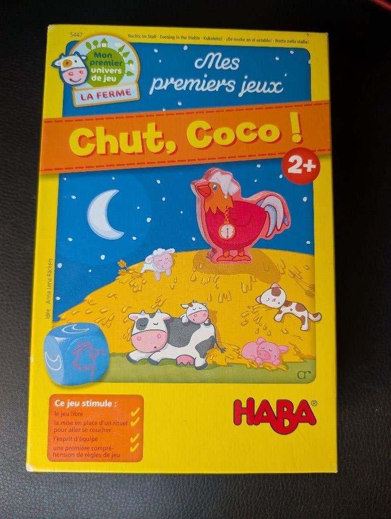 Jeu HABA "Chut, coco !", 1 ou 2 joueurs, Enlèvement, Utilisé, Haba