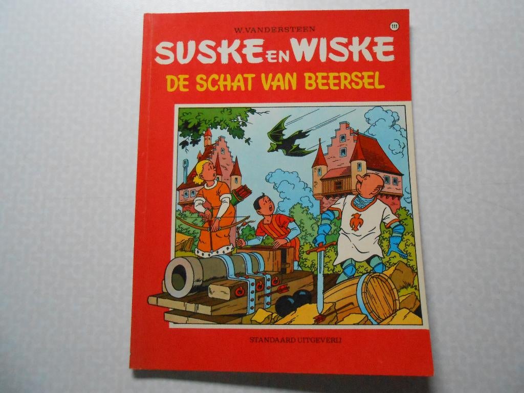 Suske en wiske 111 De schat van Beersel 1971 1 ste druk., Willy Vandersteen, Eén stripboek, Nieuw, Ophalen of Verzenden