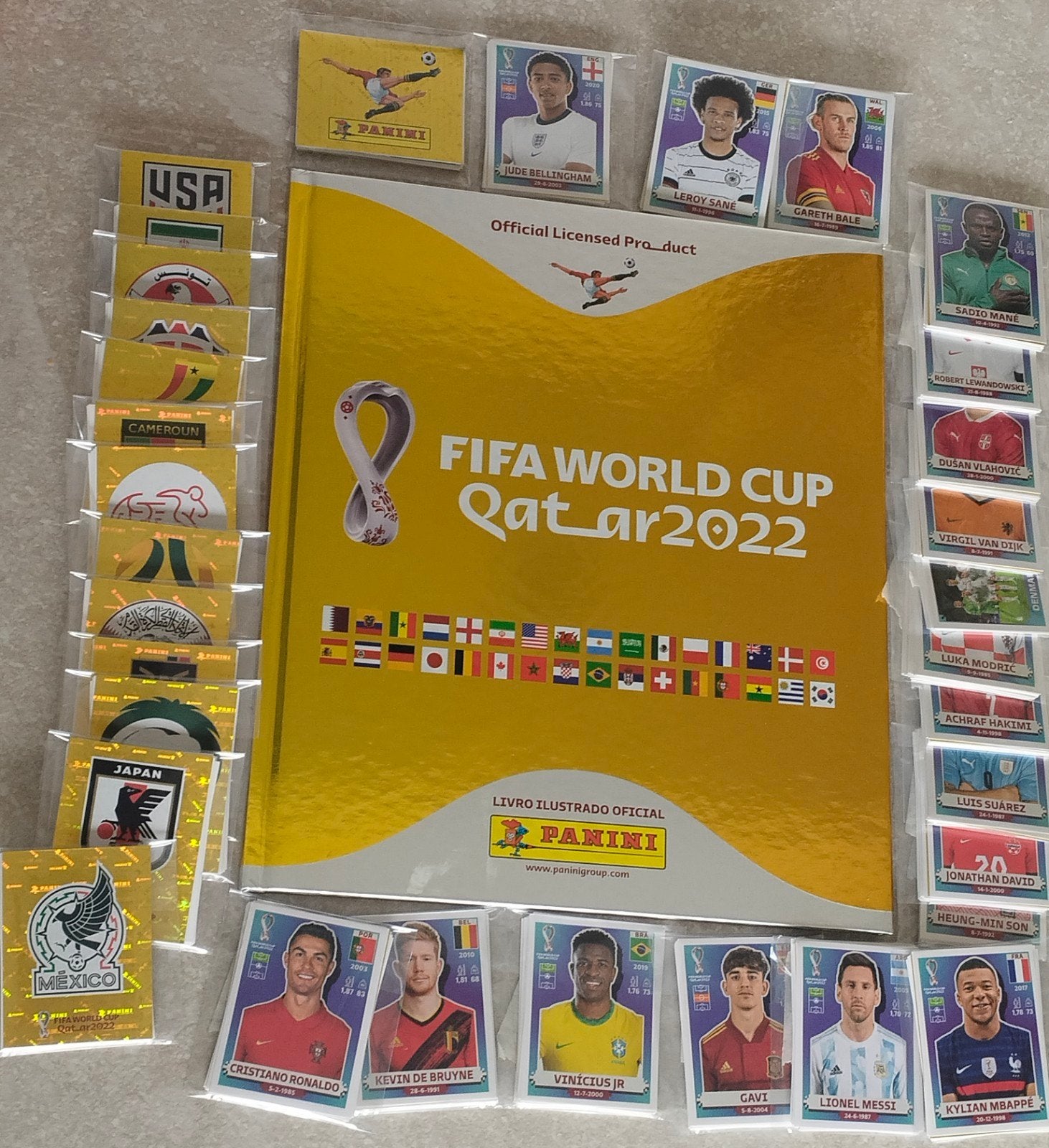 Panini WK Qatar Gold hardcover+ complete set USA edition, Ophalen of Verzenden
