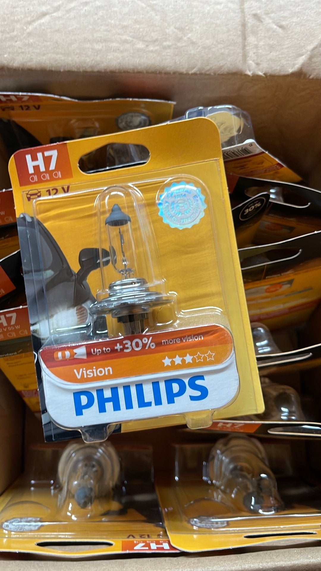 Lot van 13x Philips Vision H7 Autolampen 12V 55W Nieuw, Ophalen of Verzenden