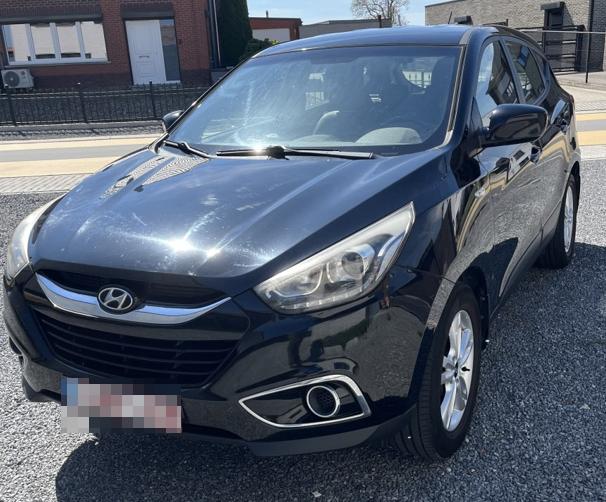 Hyundai ix35, 158 g/km, 1591 cc, Zwart, Leder