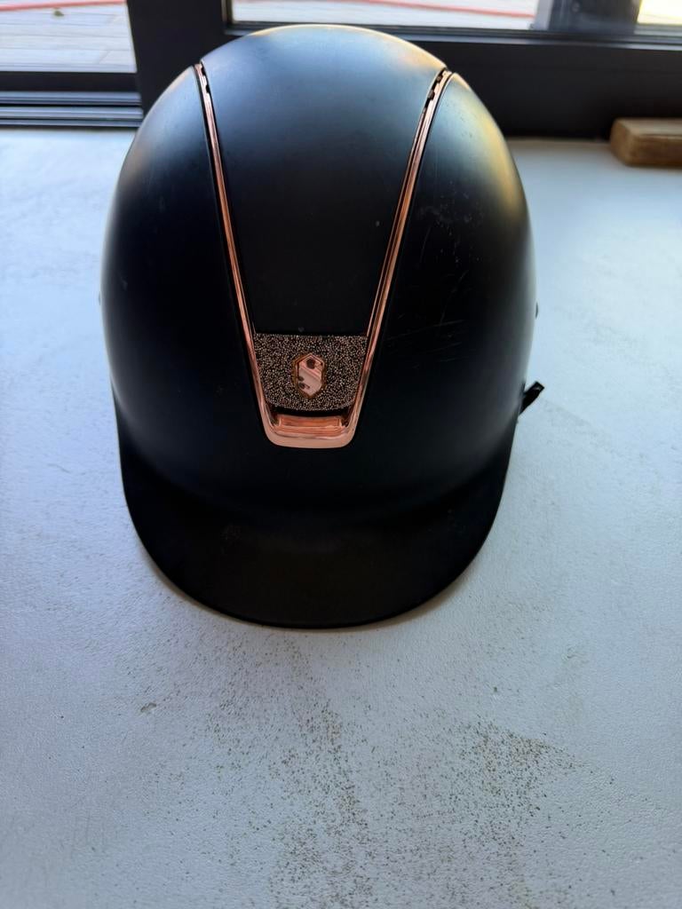 Samshield helm, Dieren en Toebehoren, Paardrijkleding, Ophalen of Verzenden, Zo goed als nieuw