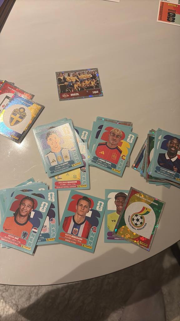 Panini stickers 2026, Ophalen, Zo goed als nieuw