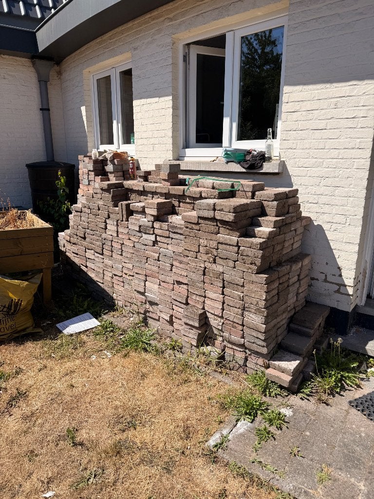 Gratis klinkers, Tuin en Terras, Ophalen, Overige materialen, Gebruikt, Klinkers