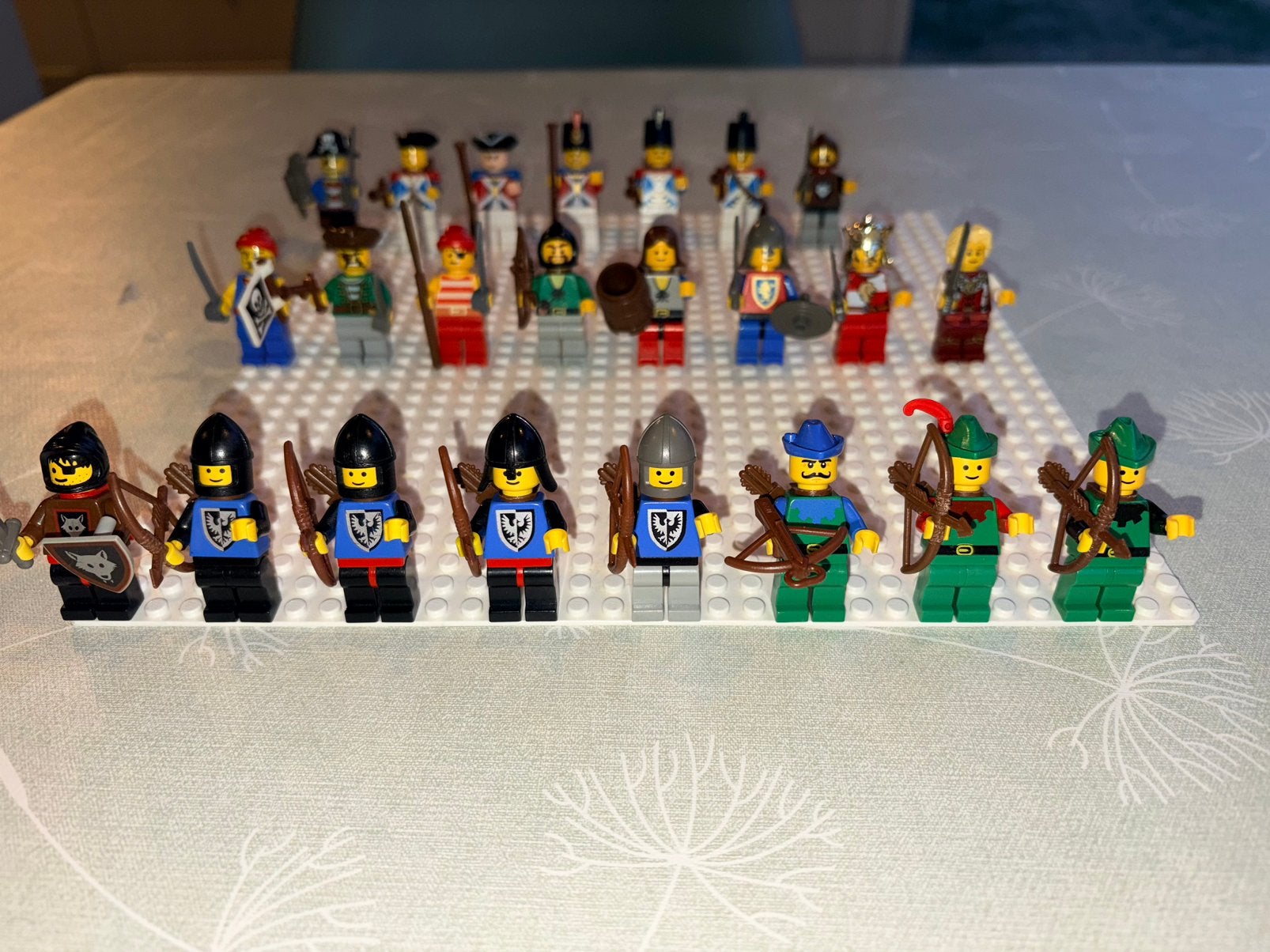 Lego figuren thema ridders, piraten, forestman, Black Falcon, Inclusief minifiguren, Lego, Ophalen of Verzenden, Zo goed als nieuw