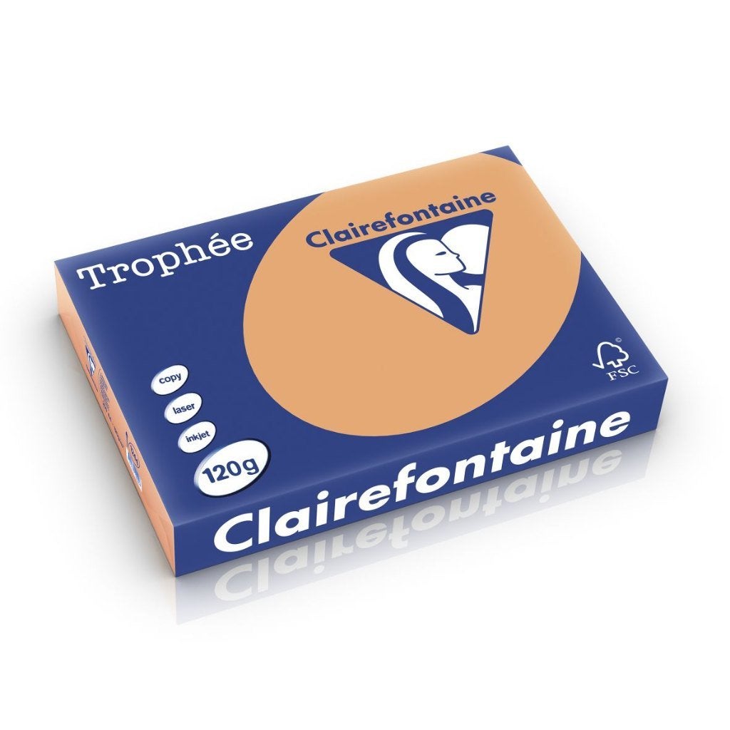 Clairefontaine A4-papier, 120 g, mokkabruin, 250 vellen, Enlèvement ou Envoi, Neuf