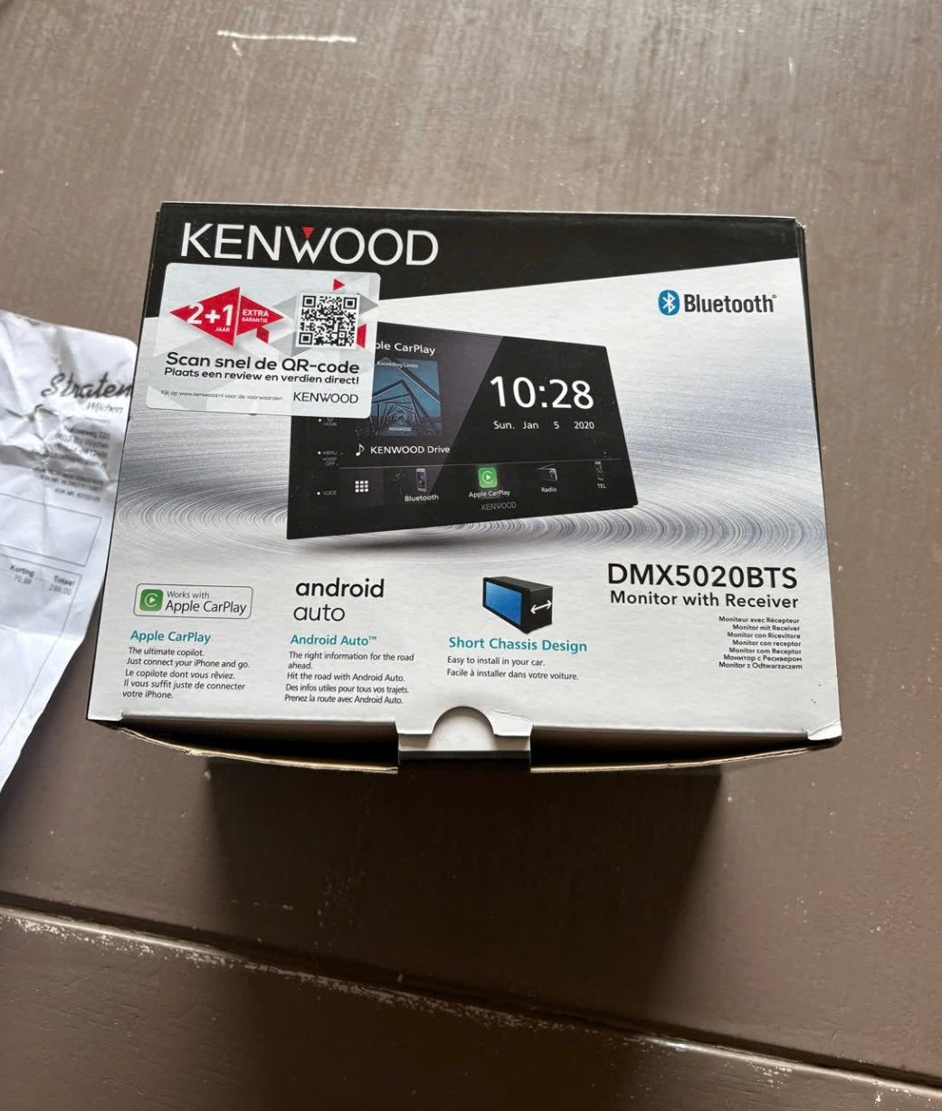 Kenwood DMX5020BTS autoradio,  passend voor een Golf 4., Ophalen of Verzenden, Zo goed als nieuw, Radio