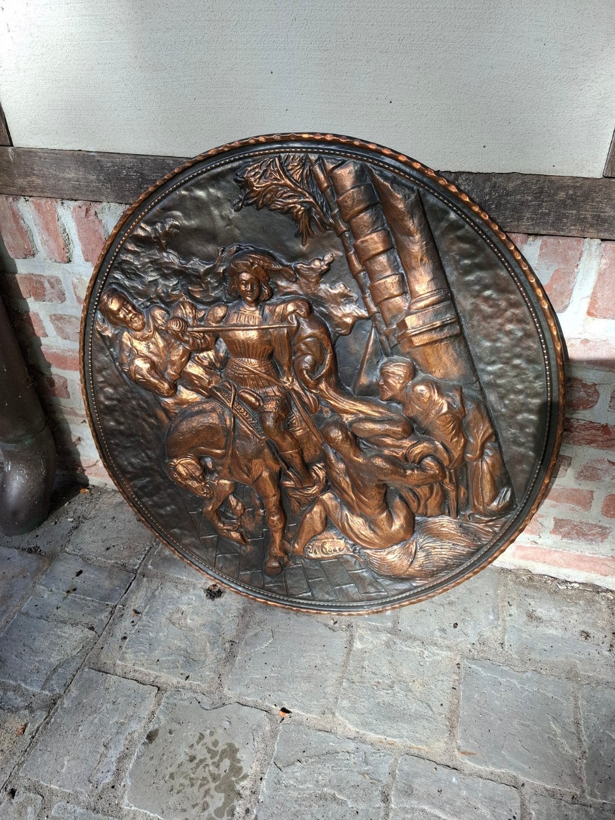 koperen plaat sint maarten, Antiek en Kunst, Ophalen