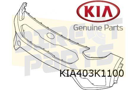 Kia e-Niro voorbumper (boven) (te spuiten) Origineel! 86510Q, Neuf, Kia, -, -