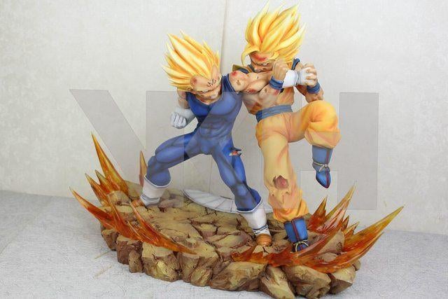 Dragon Ball Statue VKH Goku SSJ2 Vs Majin Vegeta 1/6, Collections, Statues & Figurines, Comme neuf, Autres types, Enlèvement