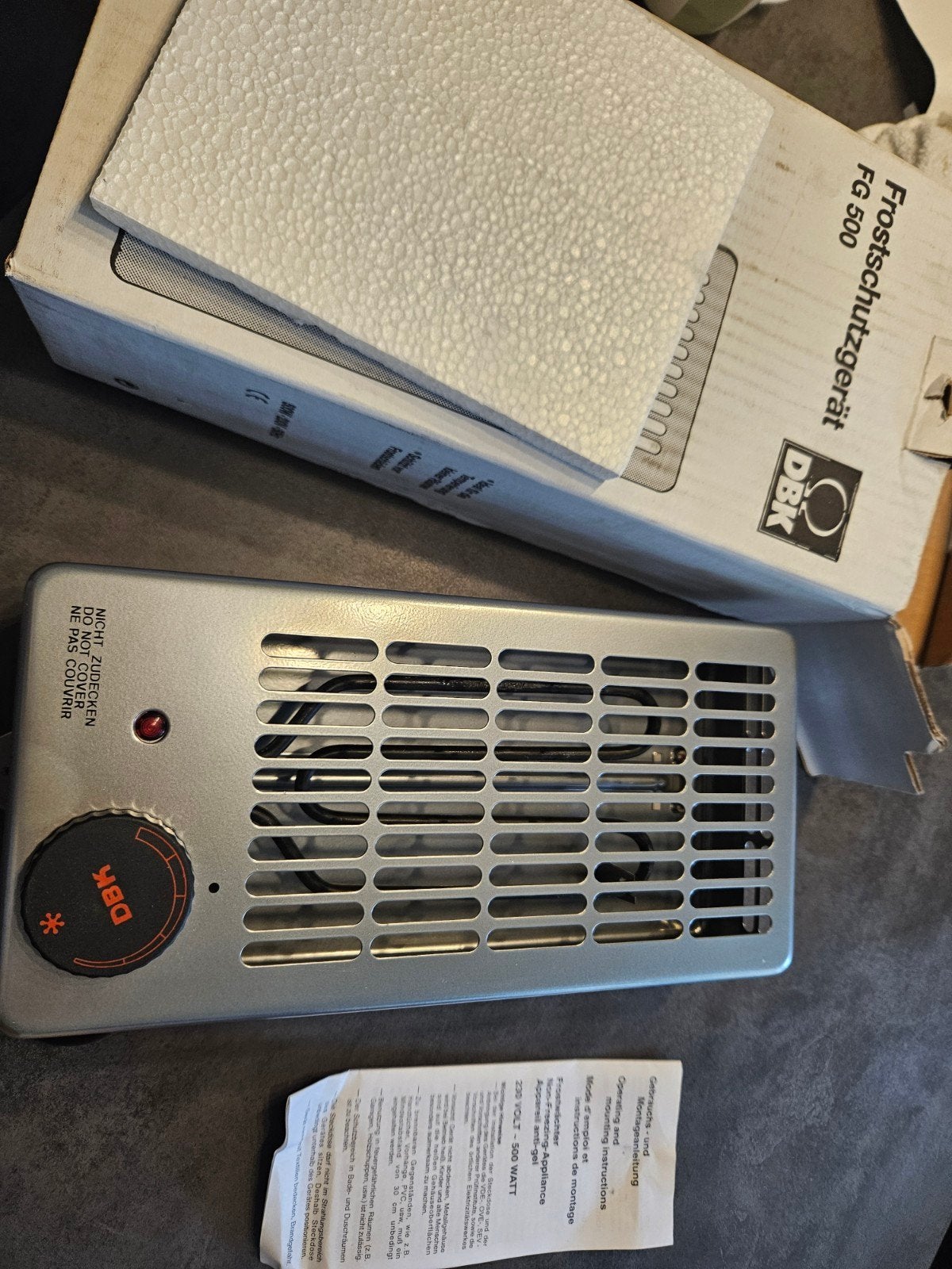 Vorstbeveiliger 500w, Doe-het-zelf en Bouw, Verzenden