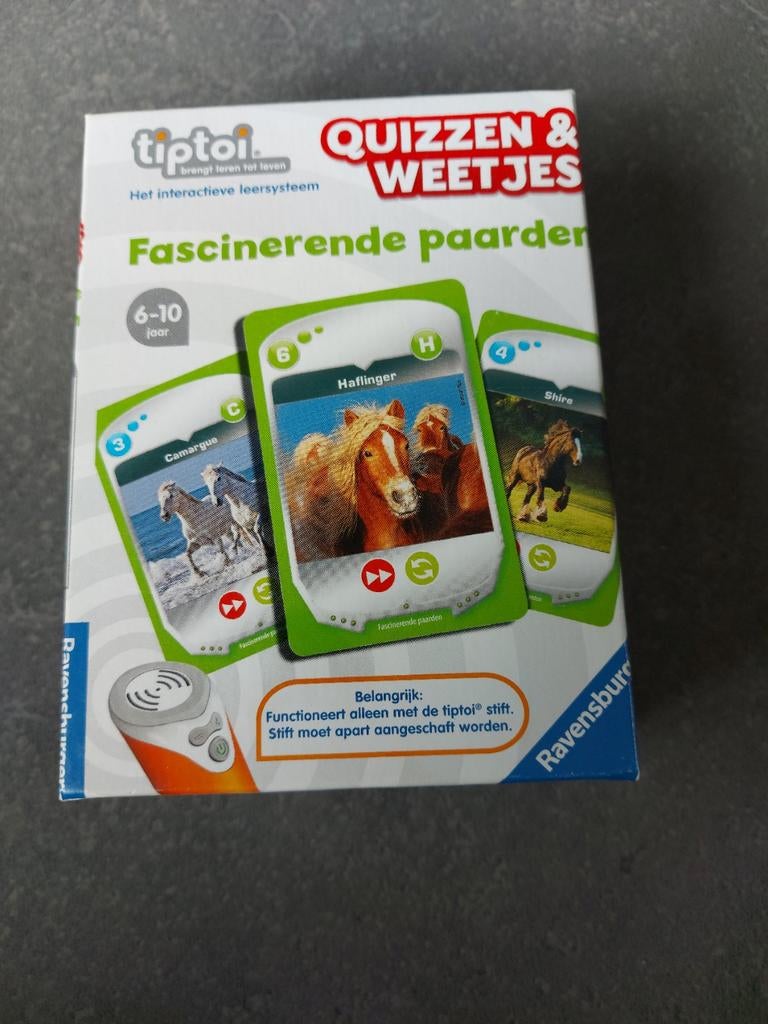 Tiptoi quizzen & weetjes fascinerende paarden, Enfants & Bébés, Enlèvement, Comme neuf, Découverte