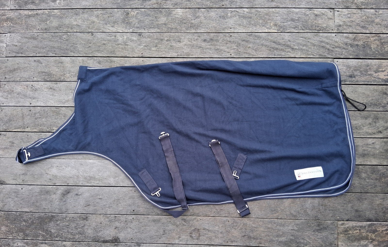 stapmolendeken maat L, Dieren en Toebehoren, Full (L), Overige merken, Zo goed als nieuw, Blauw