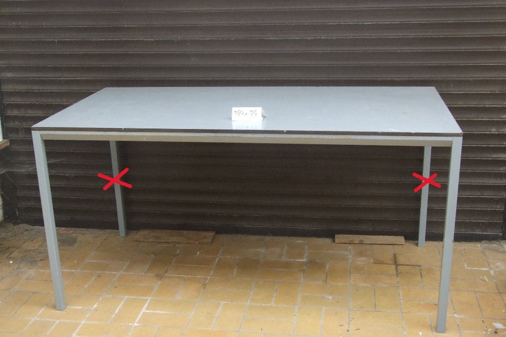 Werkbank werktafel zgan stalen frame oersterk > beschrijving, Ophalen of Verzenden, Zo goed als nieuw