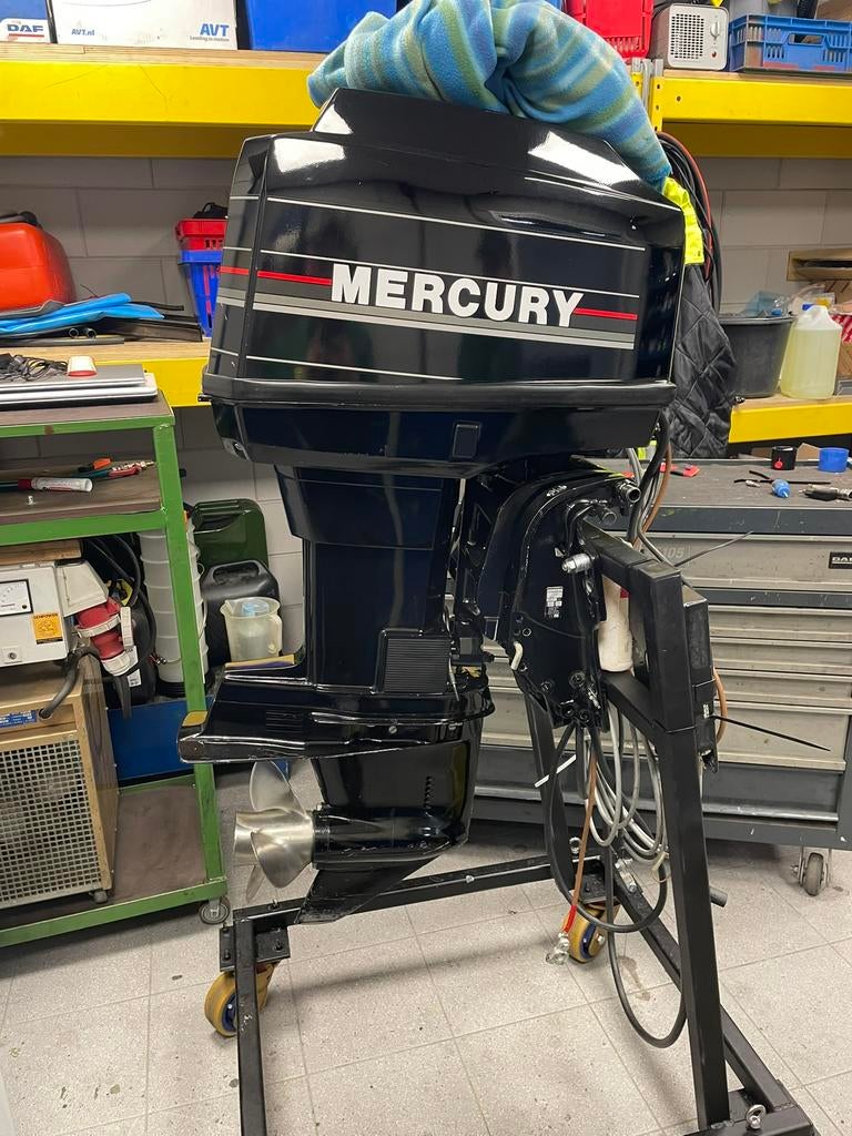 Mercury 60 pk kortstaart echt een plaatje!, Watersport en Boten, Buiten- en Binnenboordmotoren, Zo goed als nieuw, Ophalen