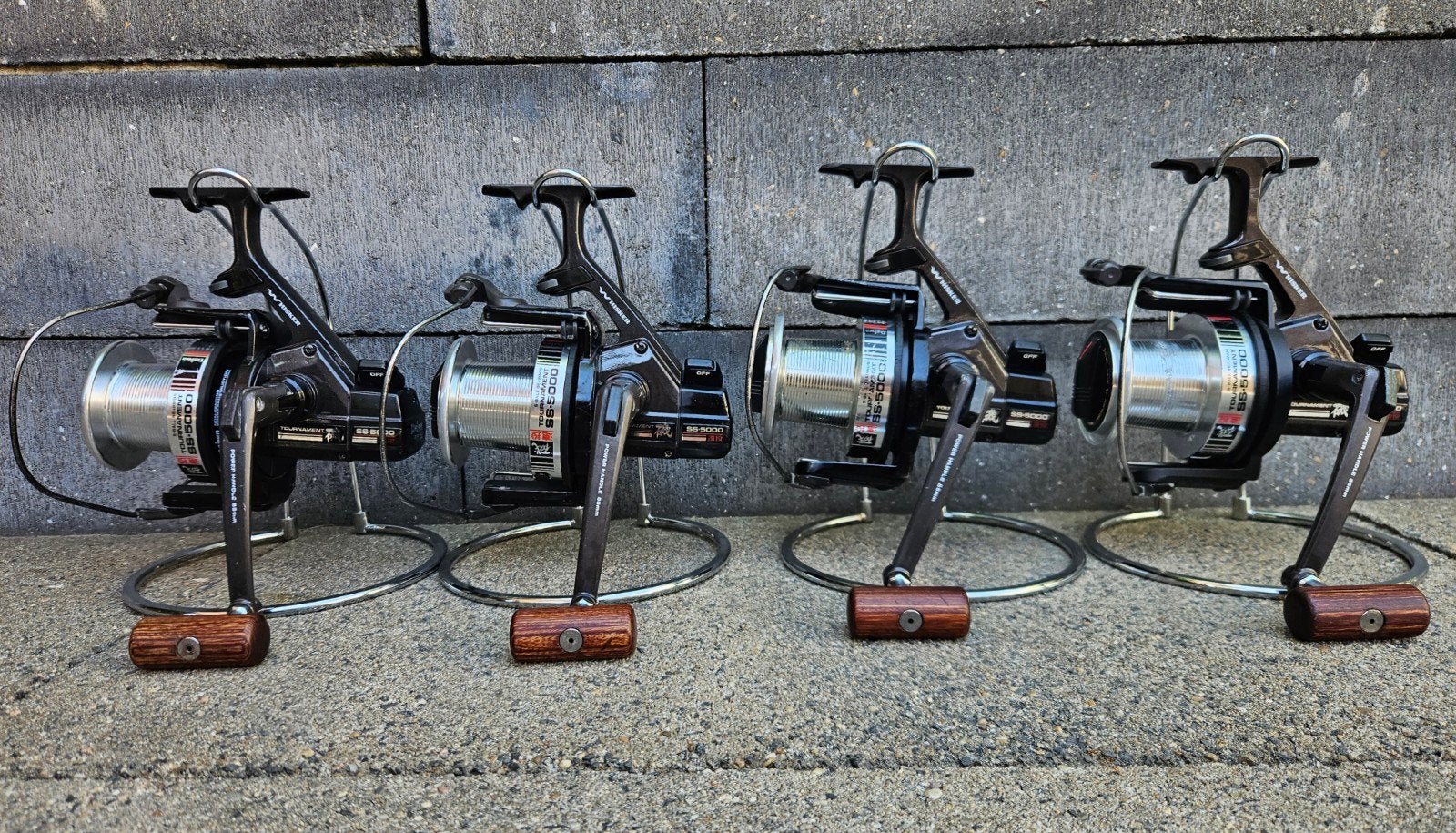 4 Daiwa Whisker Tournament SS5000, Ophalen of Verzenden