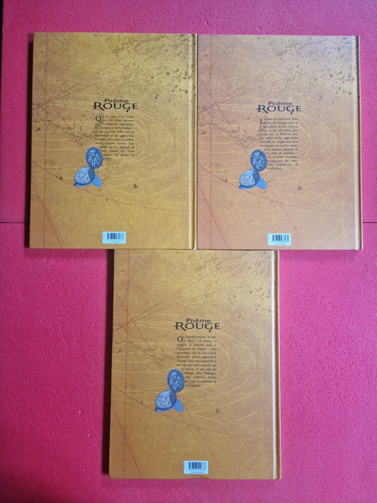 lot de 3 bd poème rouge 1 à 3,EO (intégrale de la série), Enlèvement ou Envoi