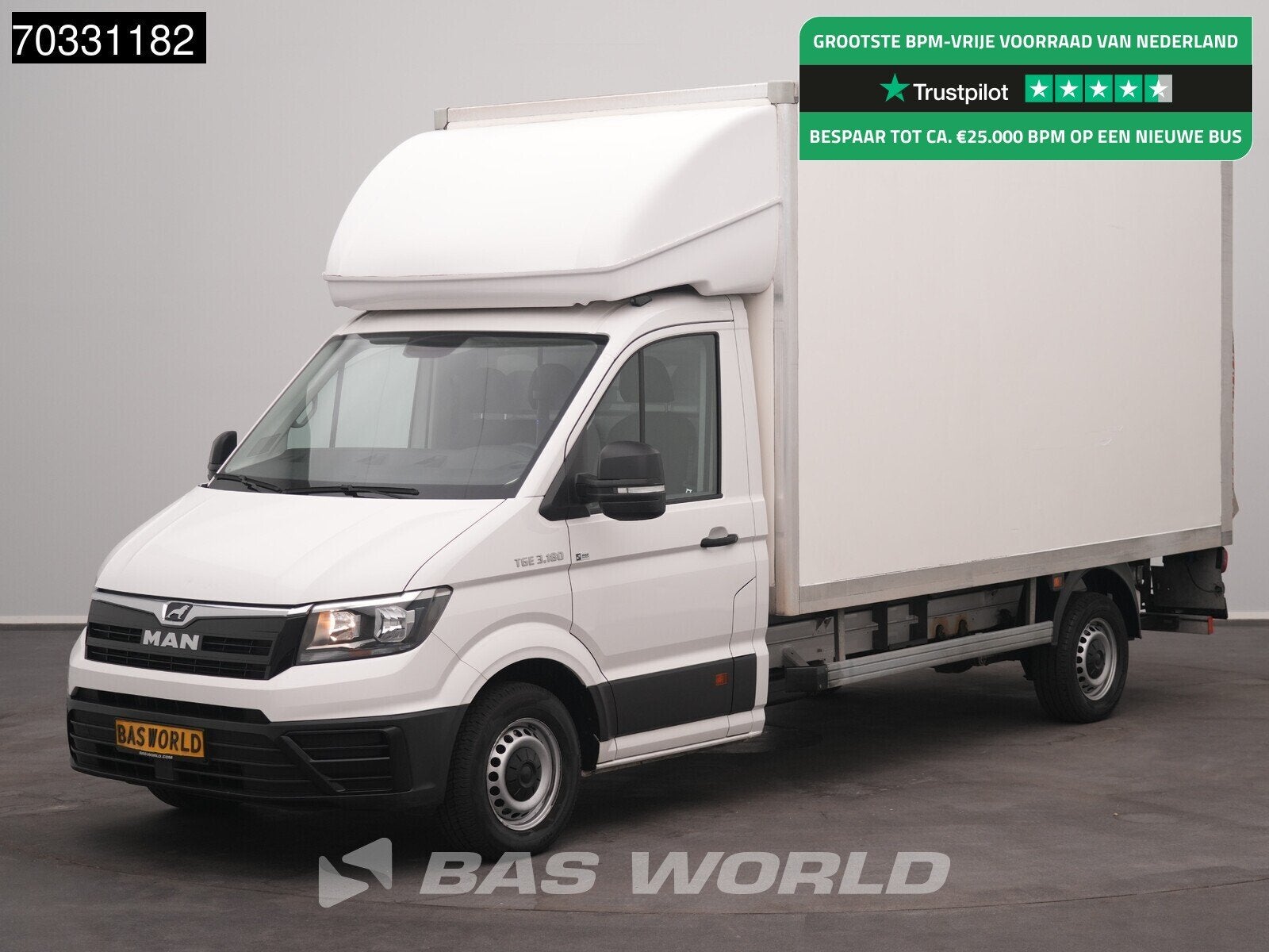 MAN TGE 3.180 Dhollandia Laadklep Zijdeur Bakwagen Camera Ai, Achat, Euro 6, Entreprise, 3 places