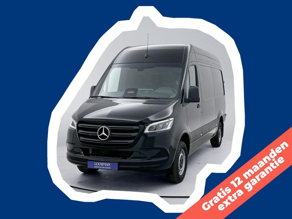 Mercedes-Benz Sprinter 317 1.9 CDI L2H2 3500KG trekgewicht B, Auto's, Automaat, Zwart, Bedrijf, Diesel
