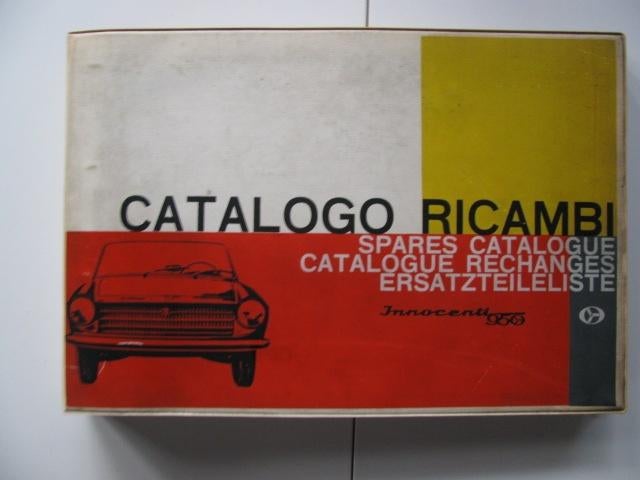 Innocenti 950 spares catalog, catalogo ricambi teilecatalog, Enlèvement ou Envoi