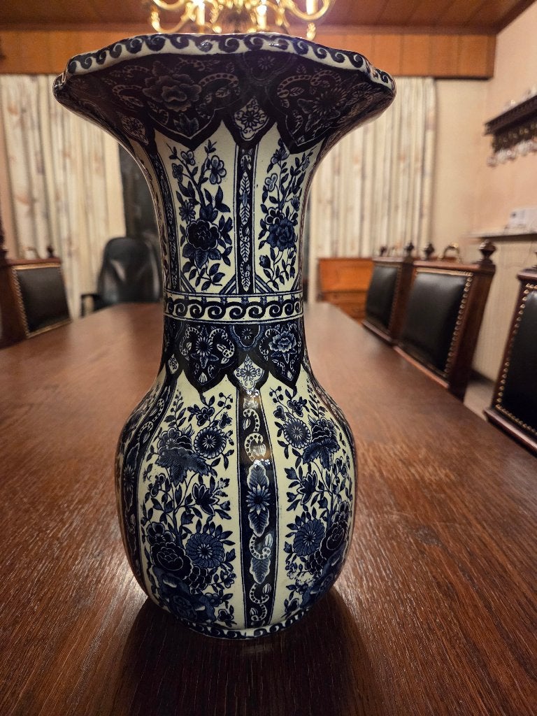 Vaas in Delfts blauw, Ophalen
