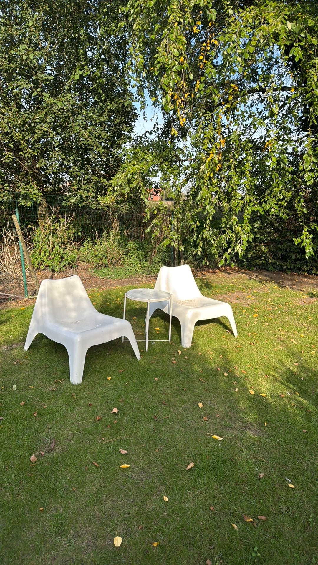 Tuinzetels, Ophalen, Zo goed als nieuw
